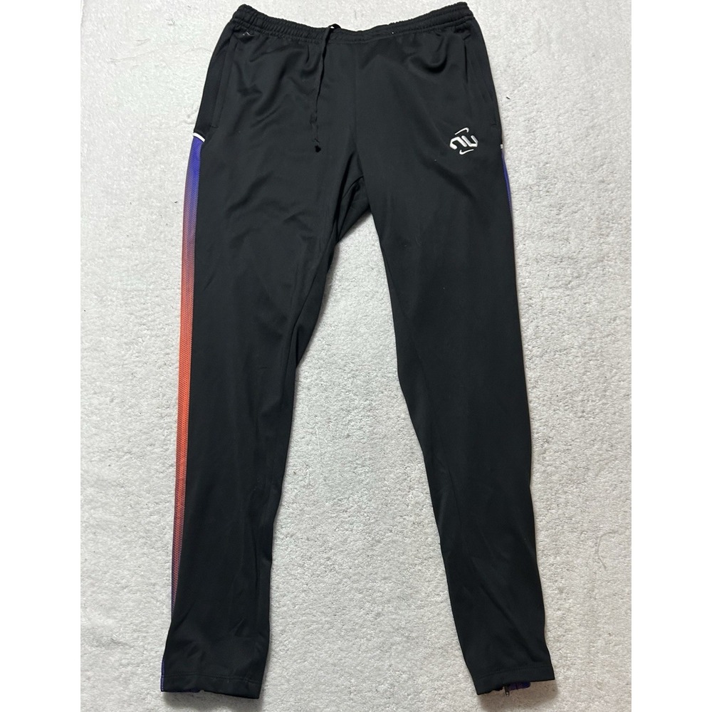 Nike Standard Fit Soccer Womens Small IH3774-010 Ankle Zip Black Pants (R1)